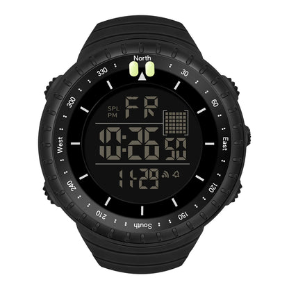 SYNOKE 9648 NEW High Quality Green Boys Digital Watch Stylish Silicone Strap Chronograph Luminous Simple Sports Wristwatch