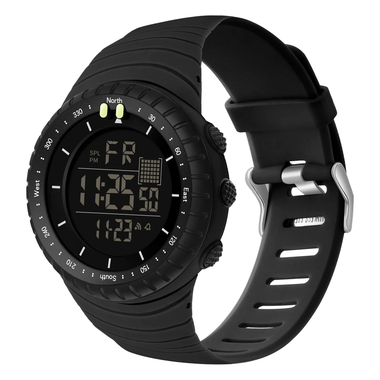 SYNOKE 9648 NEW High Quality Green Boys Digital Watch Stylish Silicone Strap Chronograph Luminous Simple Sports Wristwatch