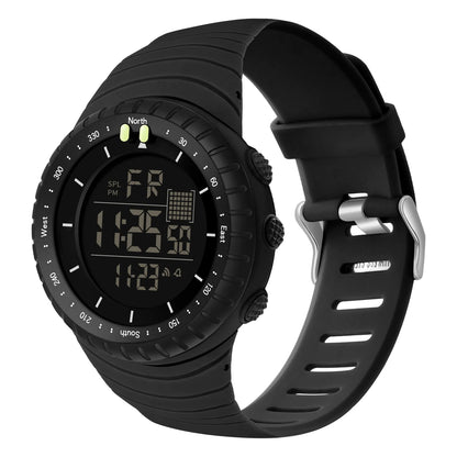 SYNOKE 9648 NEW High Quality Green Boys Digital Watch Stylish Silicone Strap Chronograph Luminous Simple Sports Wristwatch