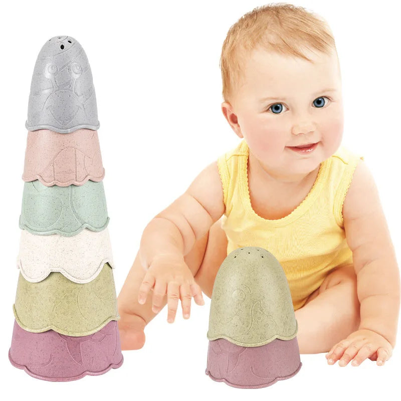 Montessori Rolling Ball Development Game Baby Ball Toy Educational Toys Montessori Activity Stacking Toys For Babies 1 2 3 Years