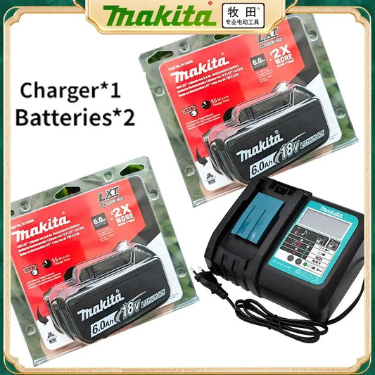 Original Makita 6Ah/5Ah/3Ah for Makita 18V Battery BL1830B BL1850B BL1850 BL1840 BL1860 BL1815 Replacement Lithium Battery