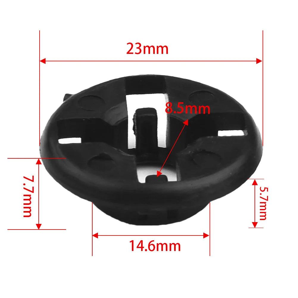 2Pcs Hood Support Prop Rod Holder Clips Grommet Hood Bonnet Clamp Rings For Toyota Corolla RAV4 Scion XB
