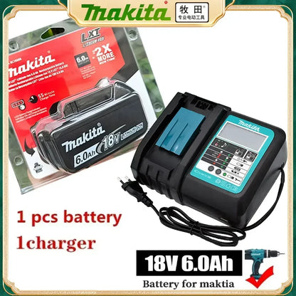 Original Makita 6Ah/5Ah/3Ah for Makita 18V Battery BL1830B BL1850B BL1850 BL1840 BL1860 BL1815 Replacement Lithium Battery
